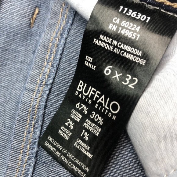 LIKE NEW DAVID BITTON MIDRISE STRAIGHT LEG STRETCH JEANS 6/28x32 ⭐️ - Picture 10 of 12